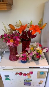 Flowers in vases 1
