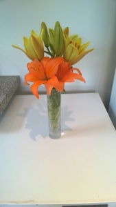 Lilies in vase